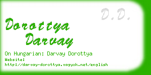 dorottya darvay business card